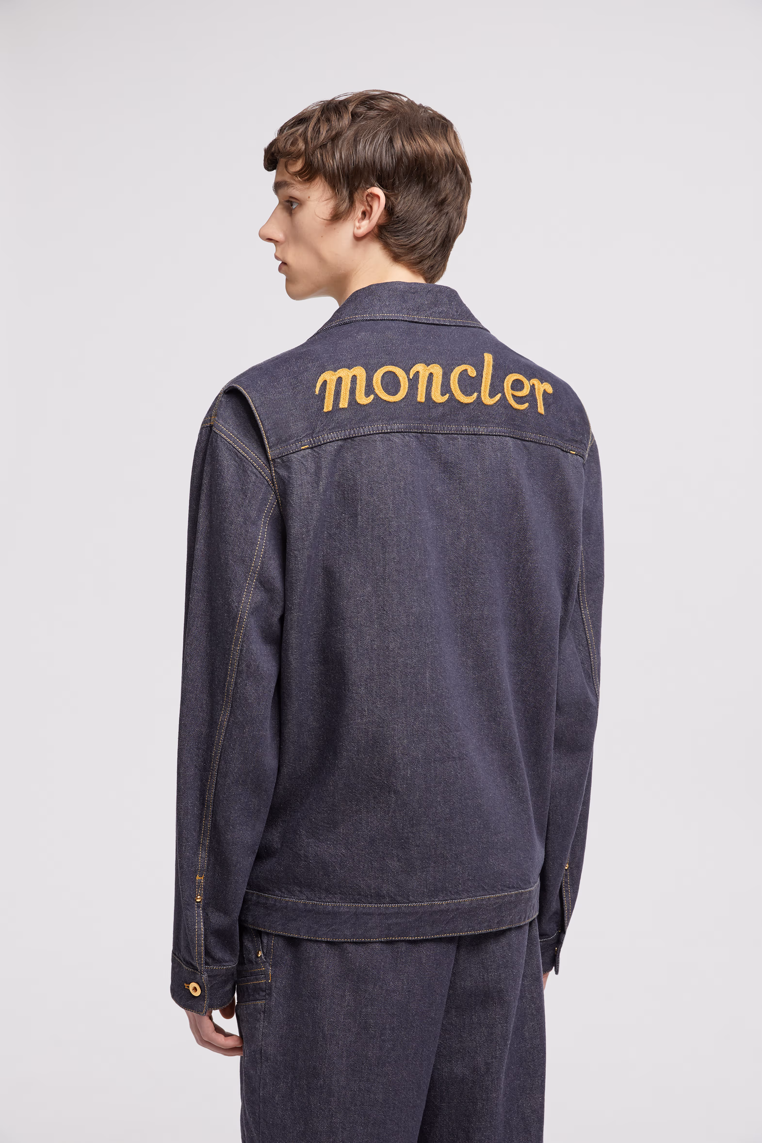 Moncler x Mercedes-Benz by NIGO Nepit Denim Jacket Men Denim Blue Moncler 3